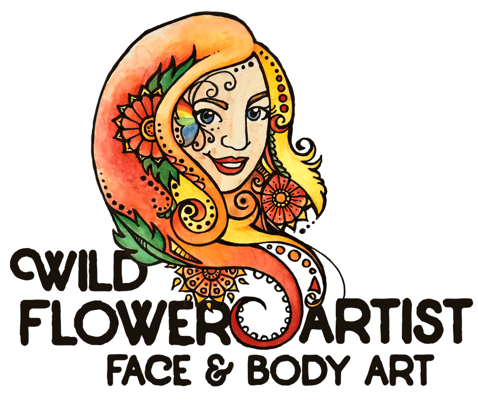 Wild Flower Artist WFA Face and Body Art Linda Logo