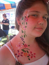 Flower Face and Body Painting Airbrush 