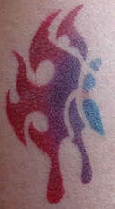 airbrush tattoo butterfly