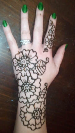 Hand Henna Tattoo 1