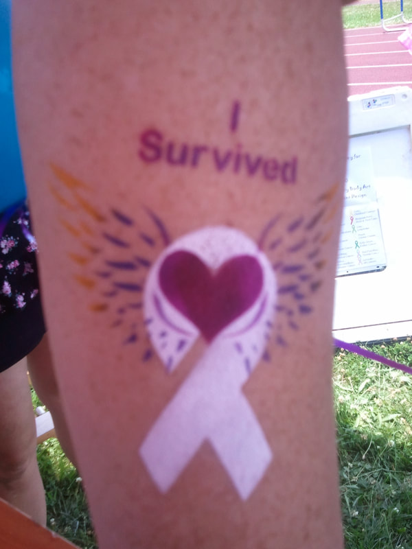 relay for life i survived cancer rubbin